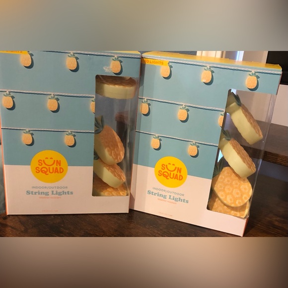 Sun Squad Pineapple String Lights for Indoor or Outdoor Use Get 2 Boxes! - Picture 2 of 7